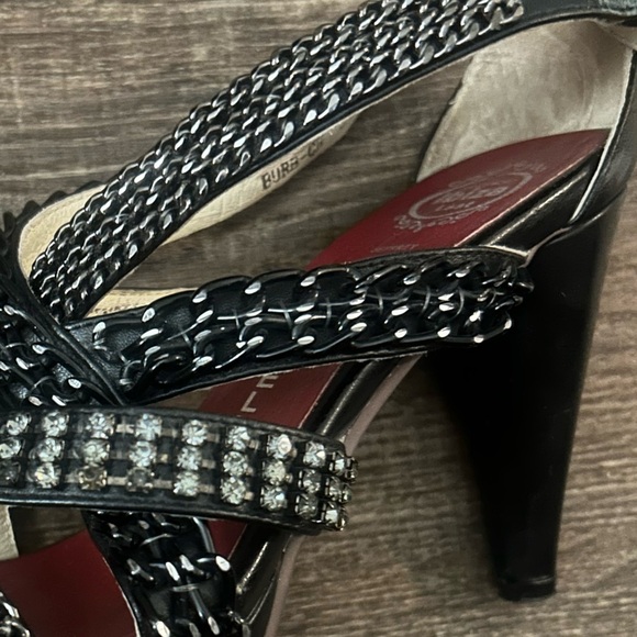 Jeffrey Campbell “Burbs Chain” 8.5 great condition worn twice heels (39 Euro sz) - Picture 8 of 14